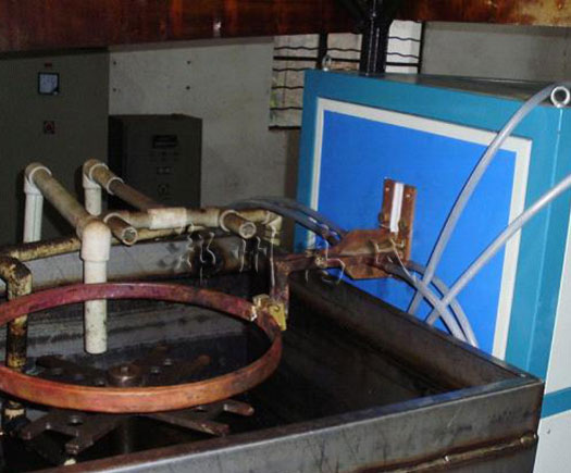 超音頻感應(yīng)加熱電源對(duì)齒圈進(jìn)行淬火熱處理