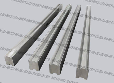 鑲鋼導(dǎo)軌的淬火處理采用感應(yīng)淬火設(shè)備